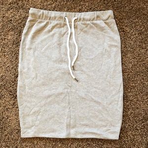 Sweatshirt skirt